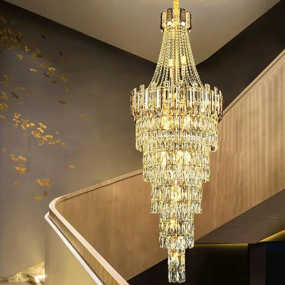 Luxury Villa Staircase Large Chandelier ChandeliersLife®