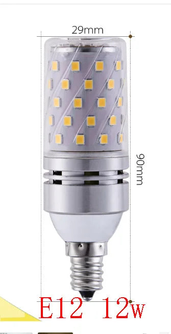 Alternate product view 4 of compact LED corn bulb for chandelier and pendant fittings