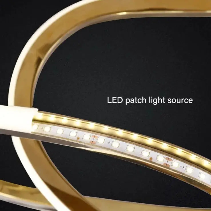 Modern Rose Gold LED Chandelier ChandeliersLife®