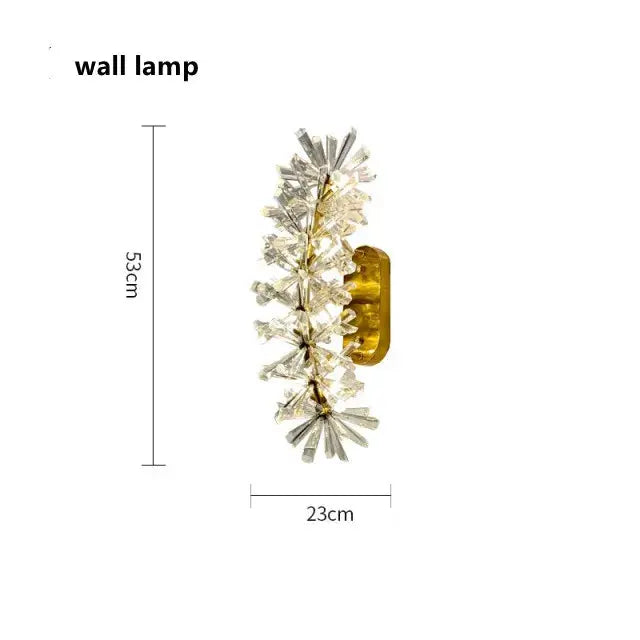 Modern Crystal Flower Wall Fixture ChandeliersLife®