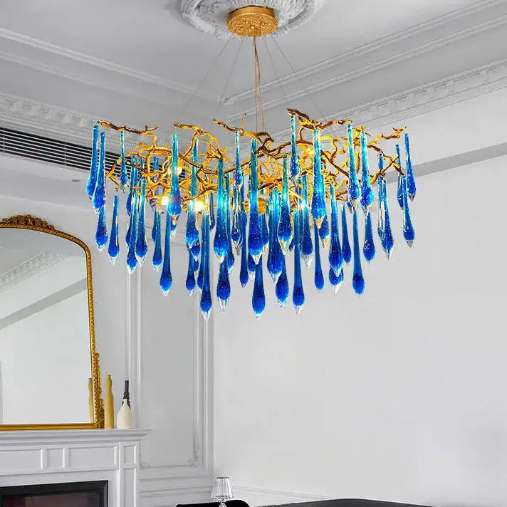 Luxury Royal Blue Crystal Lighting ChandeliersLife®