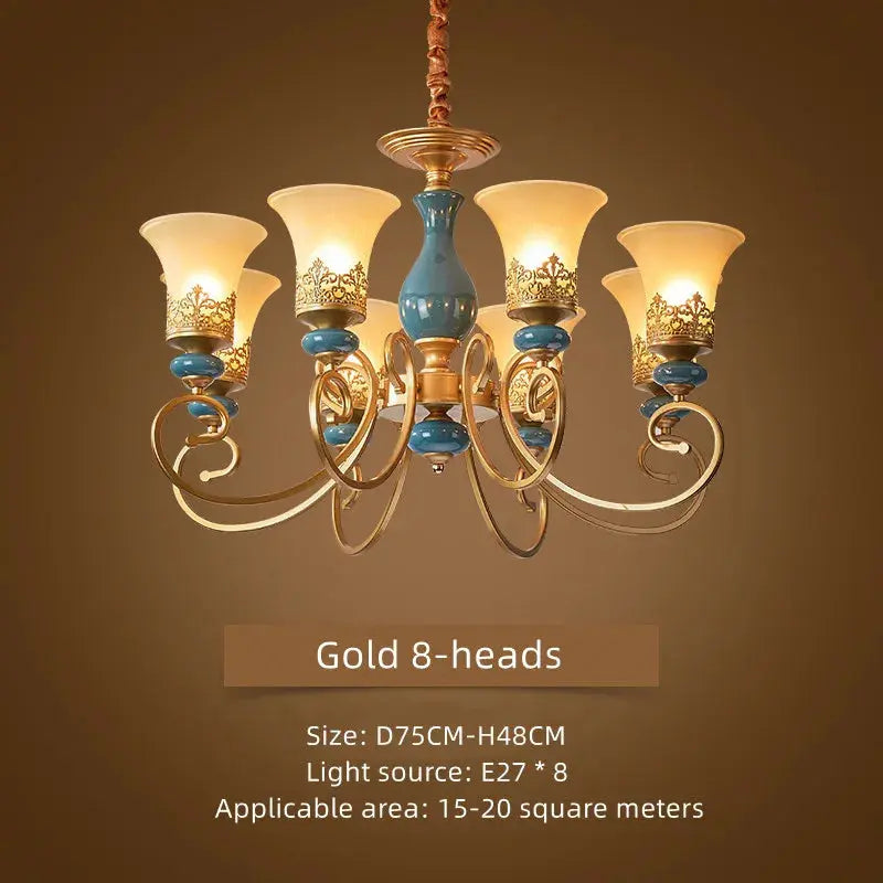 Retro Ceramic Chandelier ChandeliersLife®