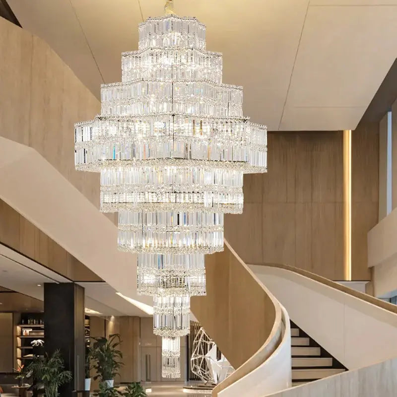 Large Chandelier Duplex Modern Mezzanine Villa ChandeliersLife®
