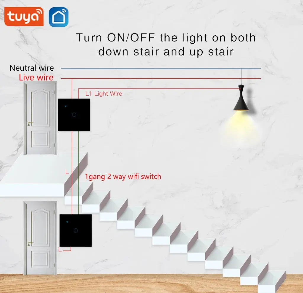 UK Wifi Smart Dual Switch ChandeliersLife®