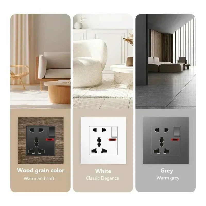 UK Wall Electrical Outlet with USB Charger ChandeliersLife®