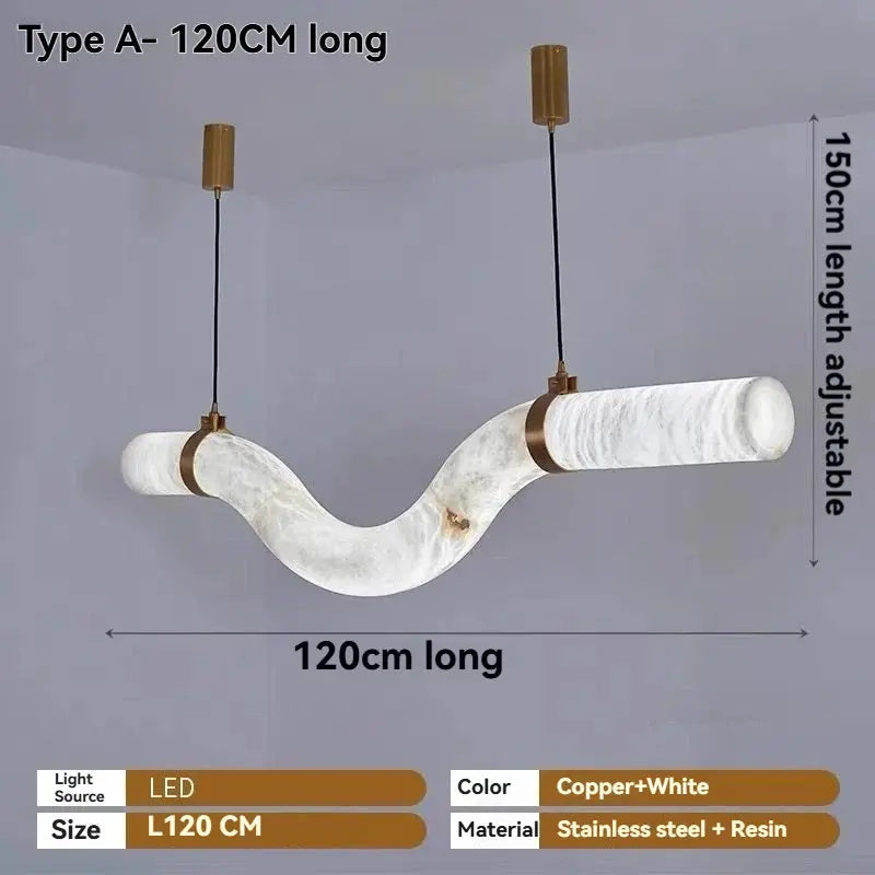 Designer Alabaster Light