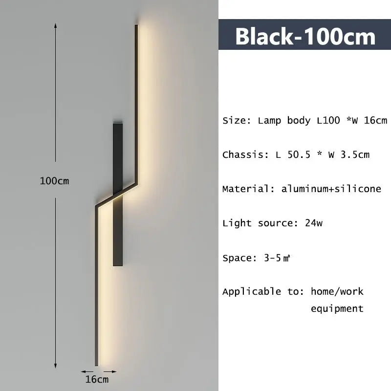 Minimalist Line Strip Wall Lamp ChandeliersLife®
