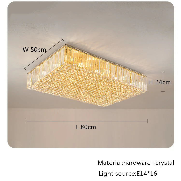 Modern Round Crystal Fixture