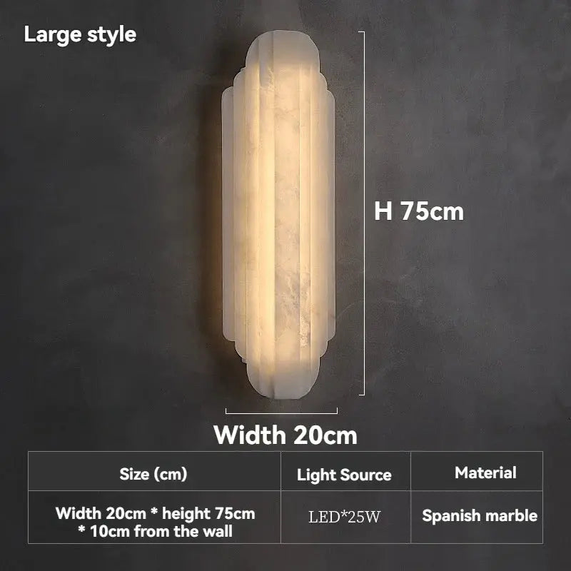 Luxury Wall Alabaster Designer Lamp - ChandeliersLife®