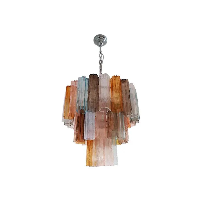 2026 New Trend Murano Collection Glass Art Dimmable LED Chandelier Hanging Lamp Suspension Luminaire Lampen For Living Room