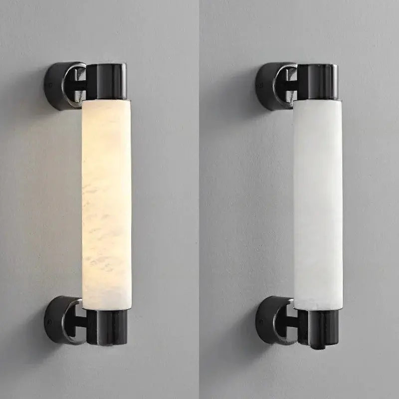 Modern Alabaster Bathroom Wall Lamp - ChandeliersLife®