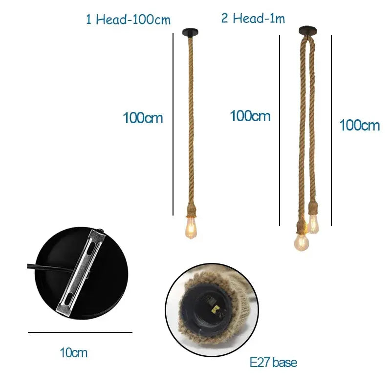 Rope Pendant Light ChandeliersLife®