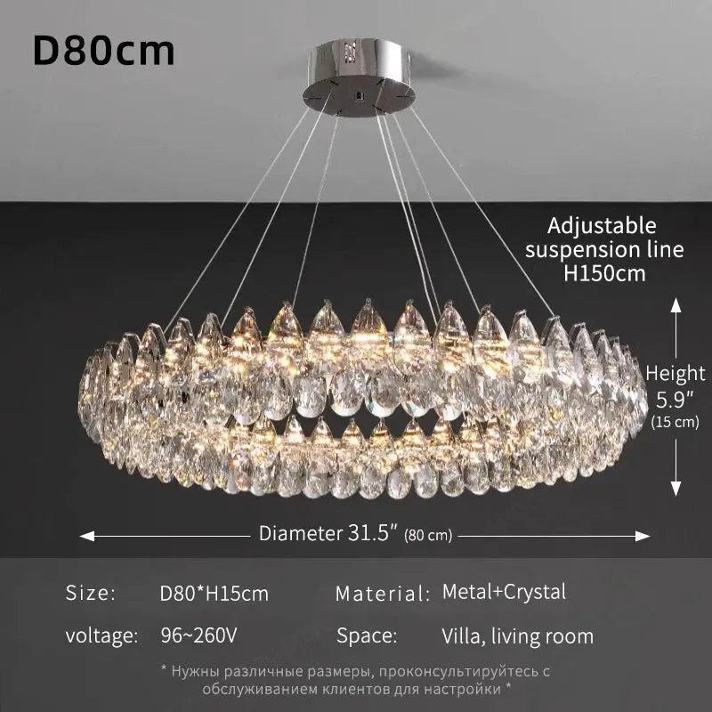 Luxury Crystal Bedroom Chandelier ChandeliersLife®