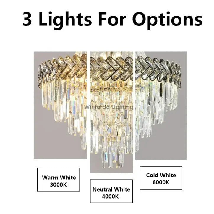 2023 Luxury Duplex Villa Crystal Chandelier ChandeliersLife®