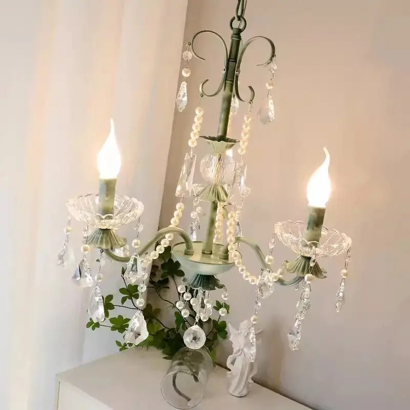Crystal Green Glass Chandeliers ChandeliersLife®