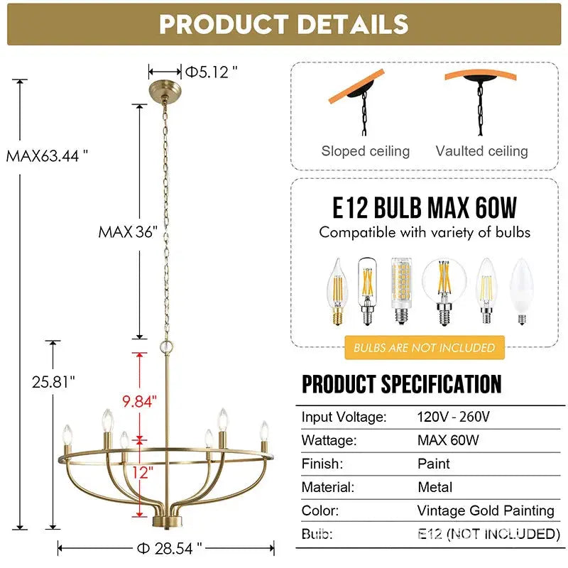 Coffee Table Modern Chandelier ChandeliersLife®