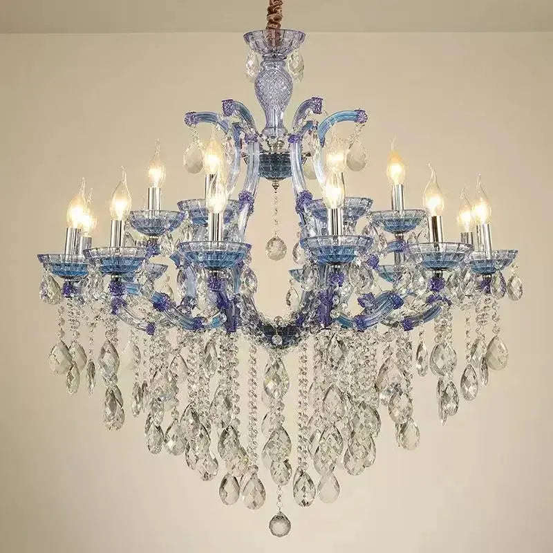 Red Luxury Crystal Chandelier