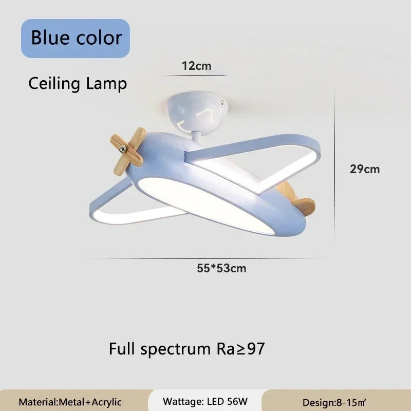 AeroWood Solid Wood Airplane Kids Room Chandelier – alternate product view 12
