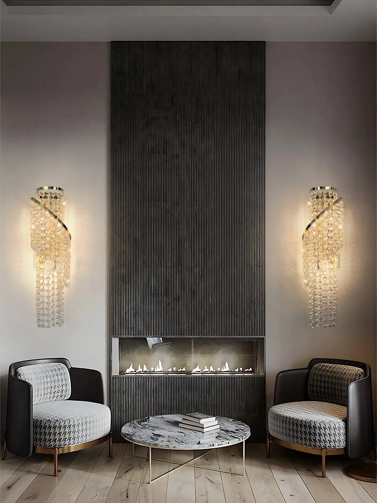 Entrance Luxury Crystal Wall Lamp