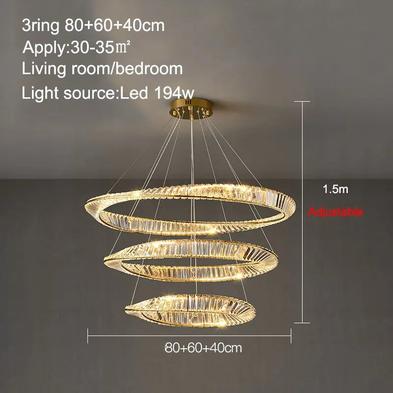 Crystal Led Chandelier ChandeliersLife®