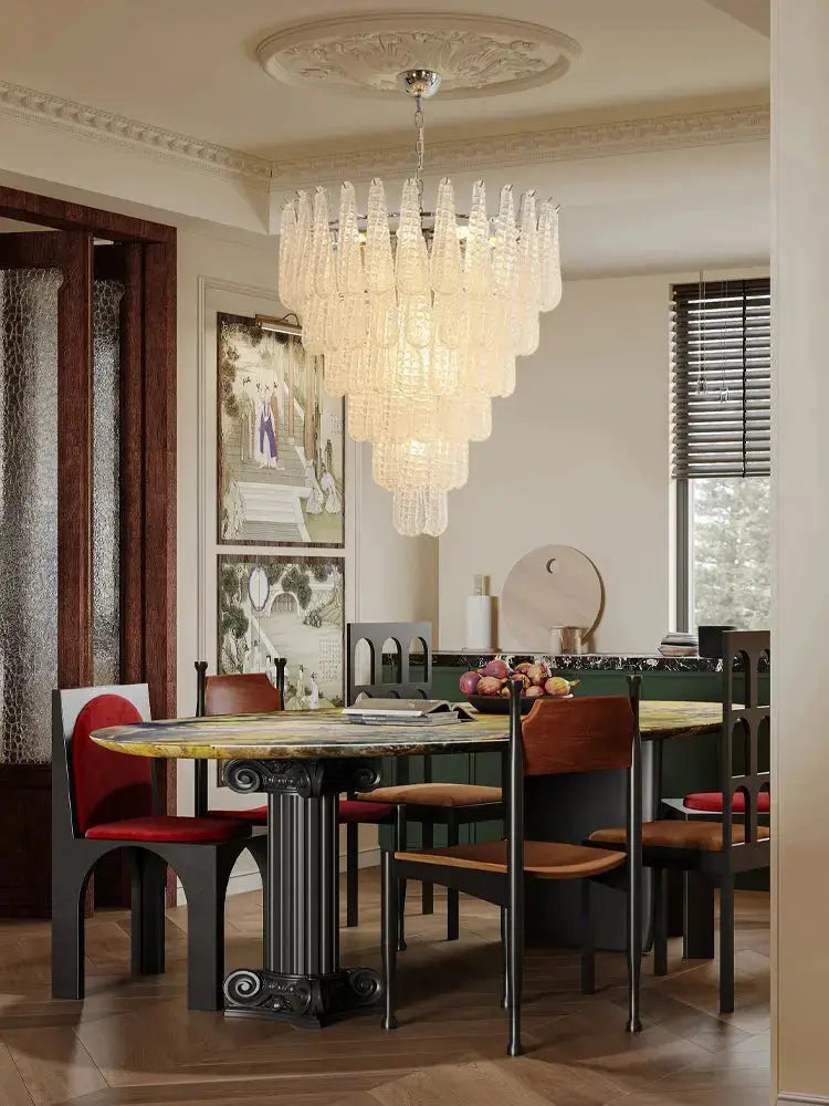 Glass Leaf Wall Light