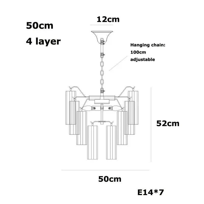 2026 New Trend Murano Collection Glass Art Dimmable LED Chandelier Hanging Lamp Suspension Luminaire Lampen For Living Room