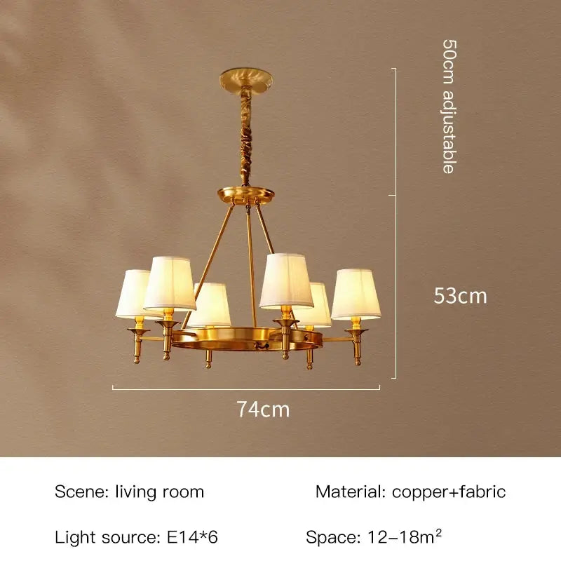 Copper Chandelier ChandeliersLife®