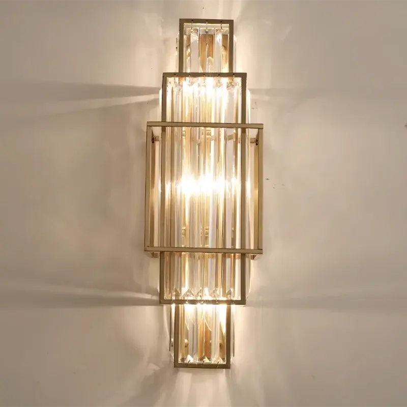 Modern Minimalist Luxury Glass Crystal Wall Lamp ChandeliersLife®