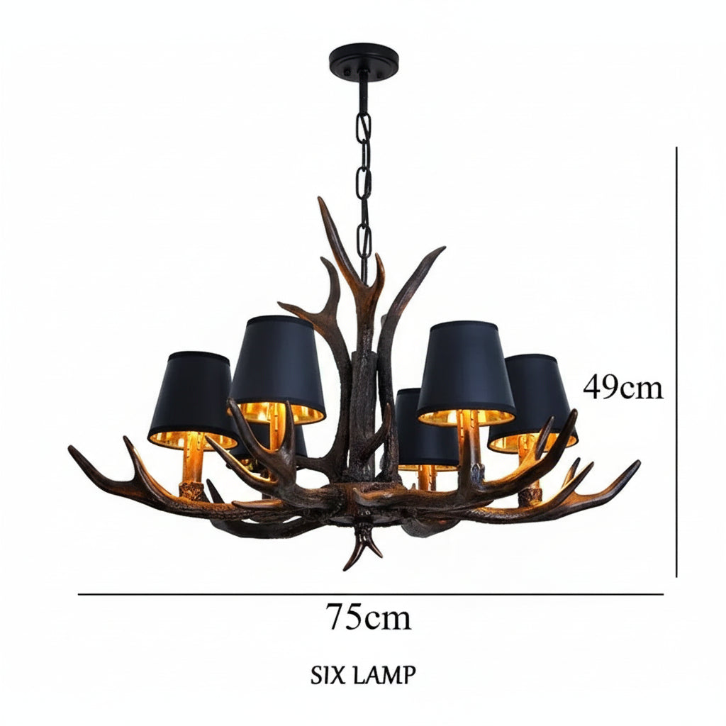 Retro Antler Chandelier