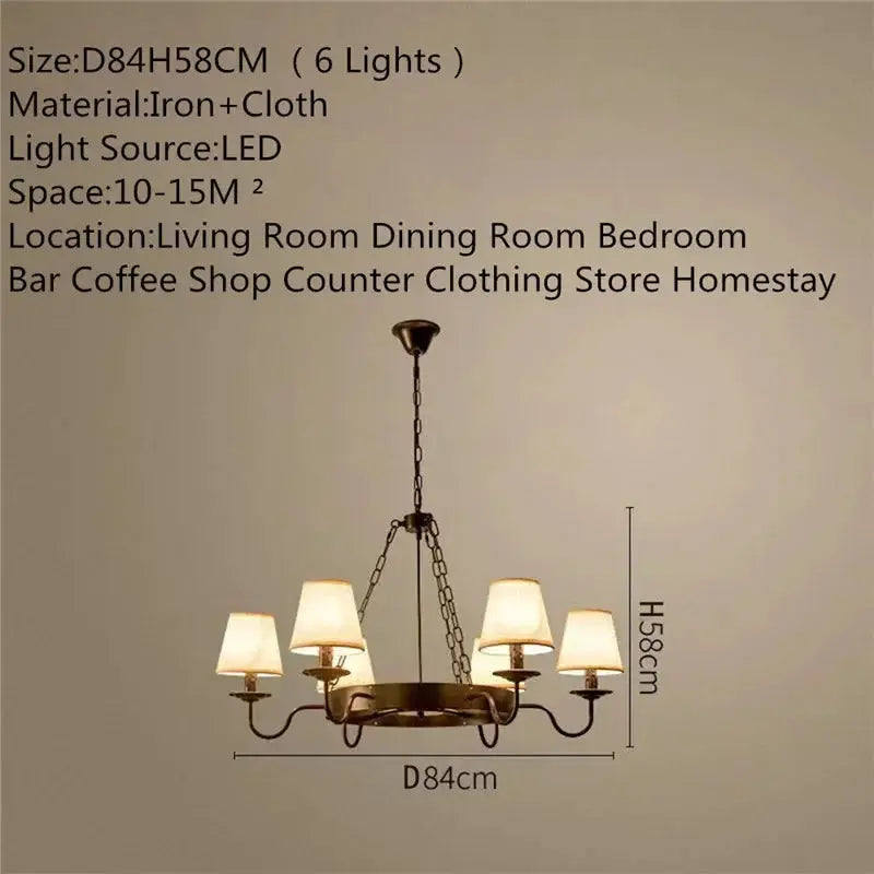 Industrial Retro Decor Chandelier ChandeliersLife®