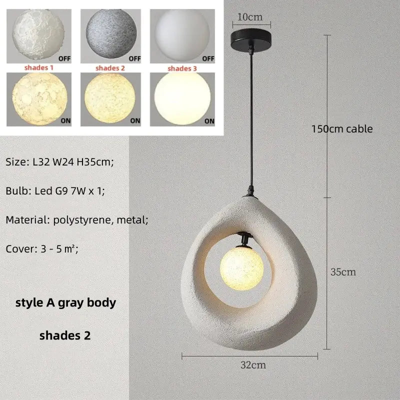 Pendant Wabi Sabi Dining Room Lights ChandeliersLife®