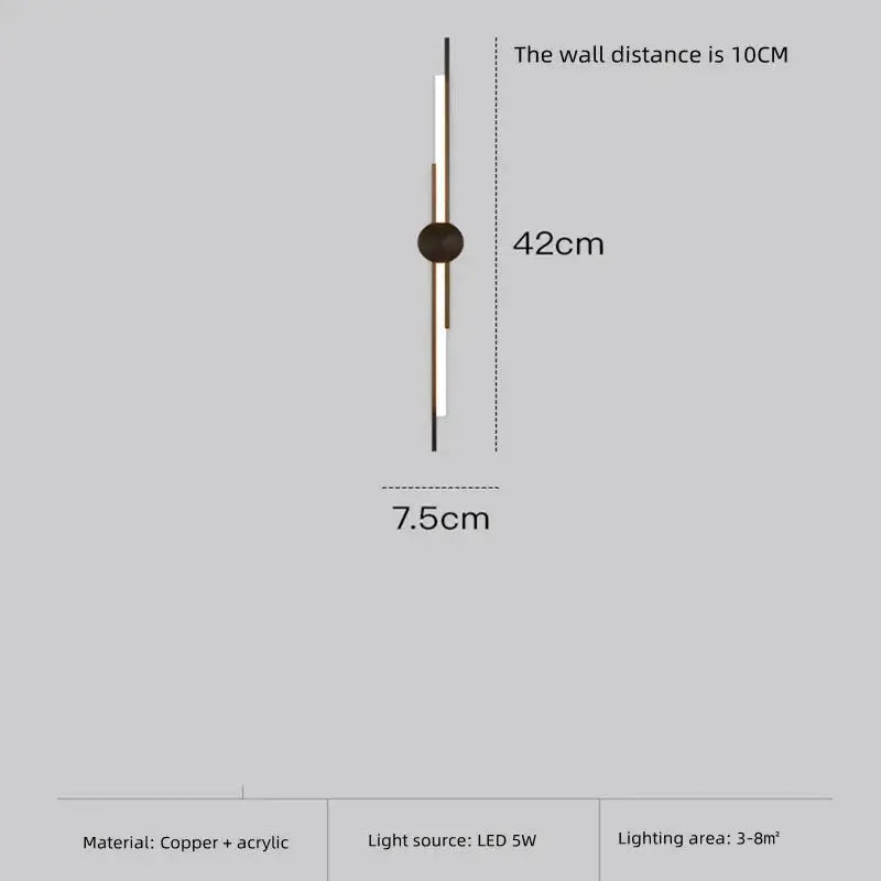 Copper Designer Wall Lamp ChandeliersLife®