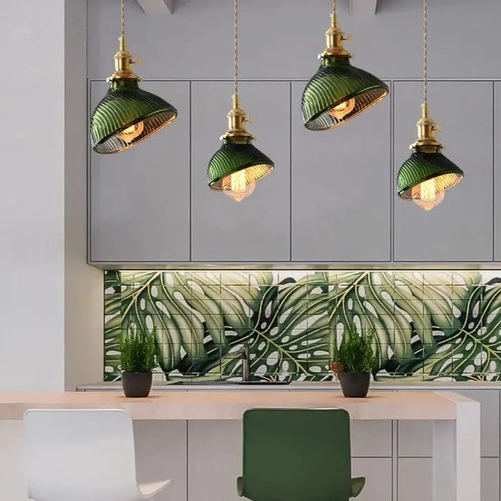Scandinavian Green Glass Pendant Lights ChandeliersLife®