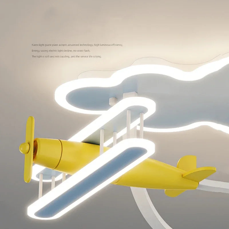 Aeron Modern Airplane LED Chandelier for Kids Rooms – alternate product view 6