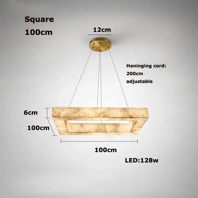 Luxury Marble Lighting Square Chandeliers - ChandeliersLife®