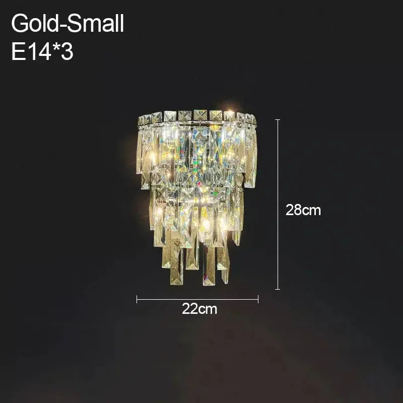 Hotel Lobby Corridor Crystal Wall Lamp ChandeliersLife®