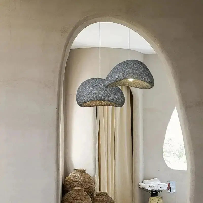 2025 New Model Wabi Sabi Pendant Lamp Living Room Dining Table Bedroom LED Ceiling Chandelier Light Home Decor E27 Hanging Lamp ChandeliersLife®