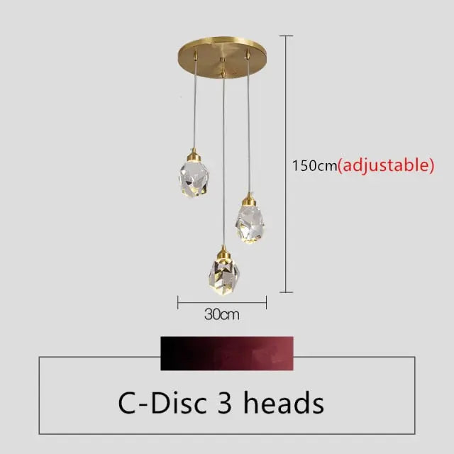 Nordic Ice Shape Pendant Light ChandeliersLife®