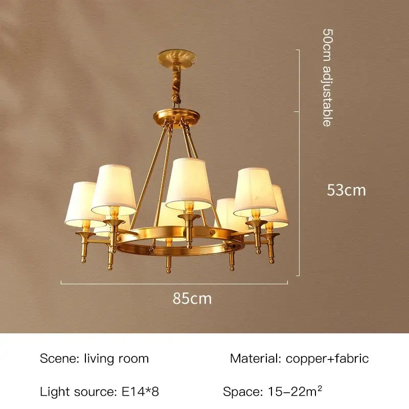 Copper Chandelier ChandeliersLife®