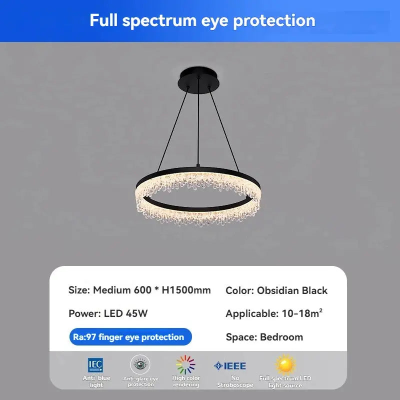 Italian Crystal Round Chandelier ChandeliersLife®