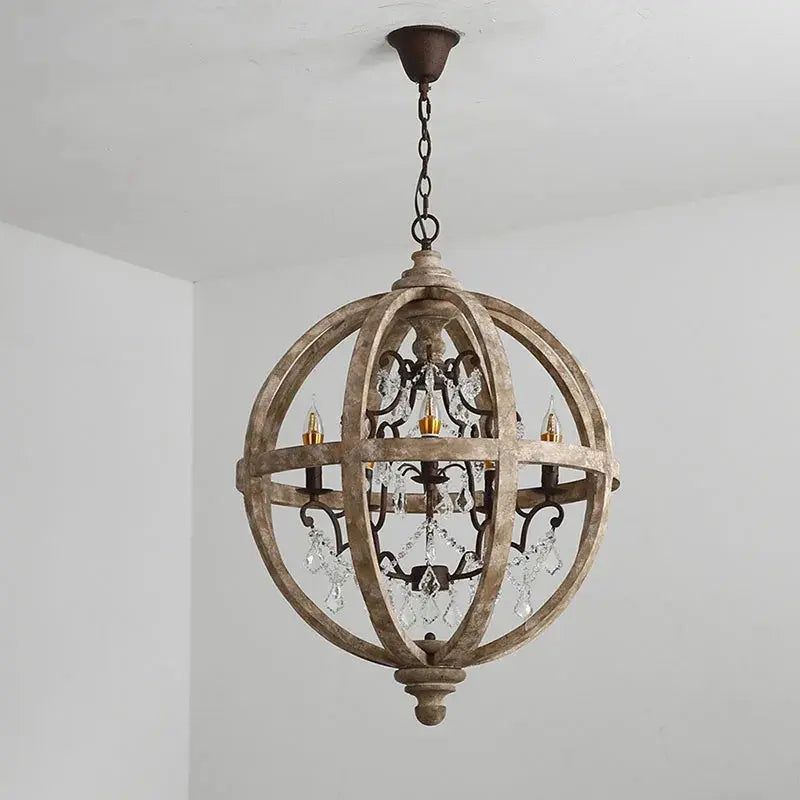 Farmhouse Wooden Rustic Hanging Light Fixtures