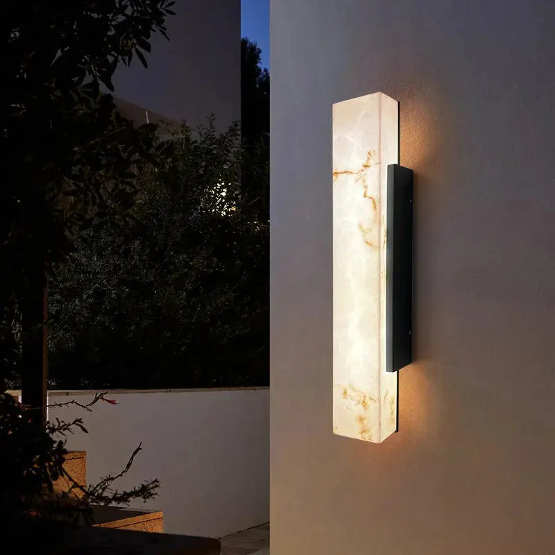 Modern Minimalist Outdoor Waterproof IP65 Lmitated Marble LED Wall Light AC85~265V Stainless Steel Porch Lamp For Street Adorn ChandeliersLife®