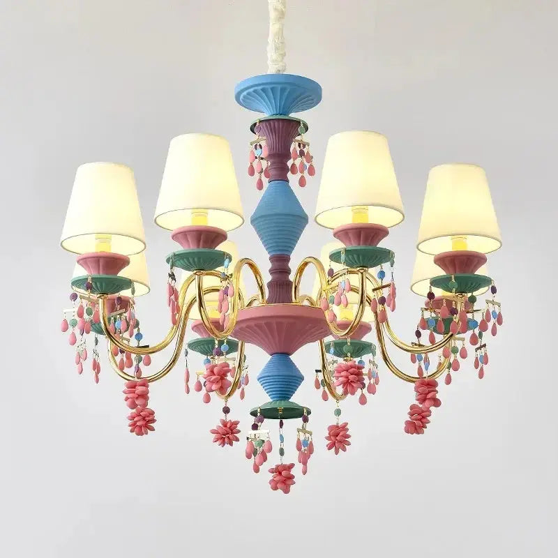 Coloured Children's Room Modern Chandelier ChandeliersLife®