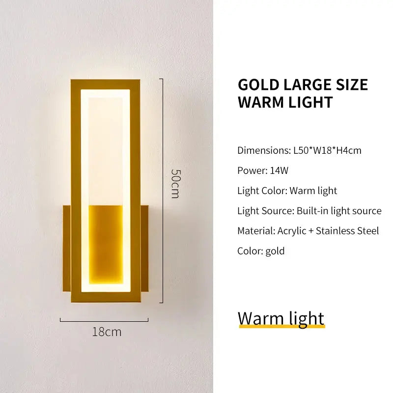 Waterproof Modern Porch Wall Light