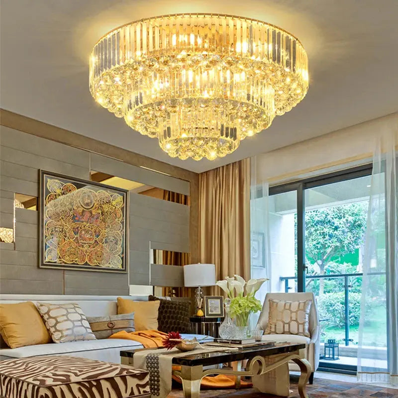 Luxury Crystal Classical Ceiling Light Fixtures ChandeliersLife®