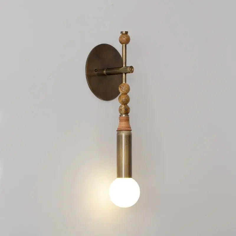Valenne Antique Brass Wall Light