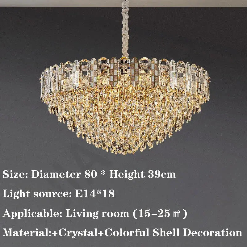 Nordic Bedroom Crystal Chandelier ChandeliersLife®