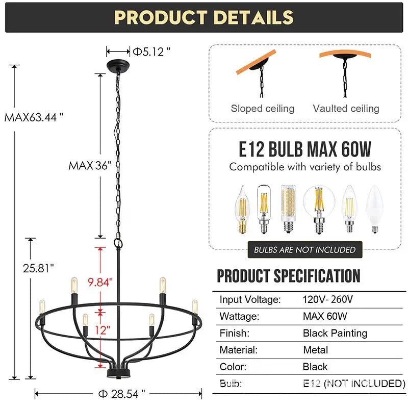 Coffee Table Modern Chandelier ChandeliersLife®