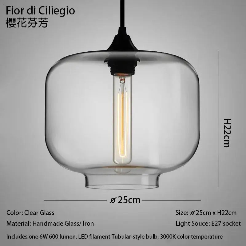 Clear Glass Pendant Light