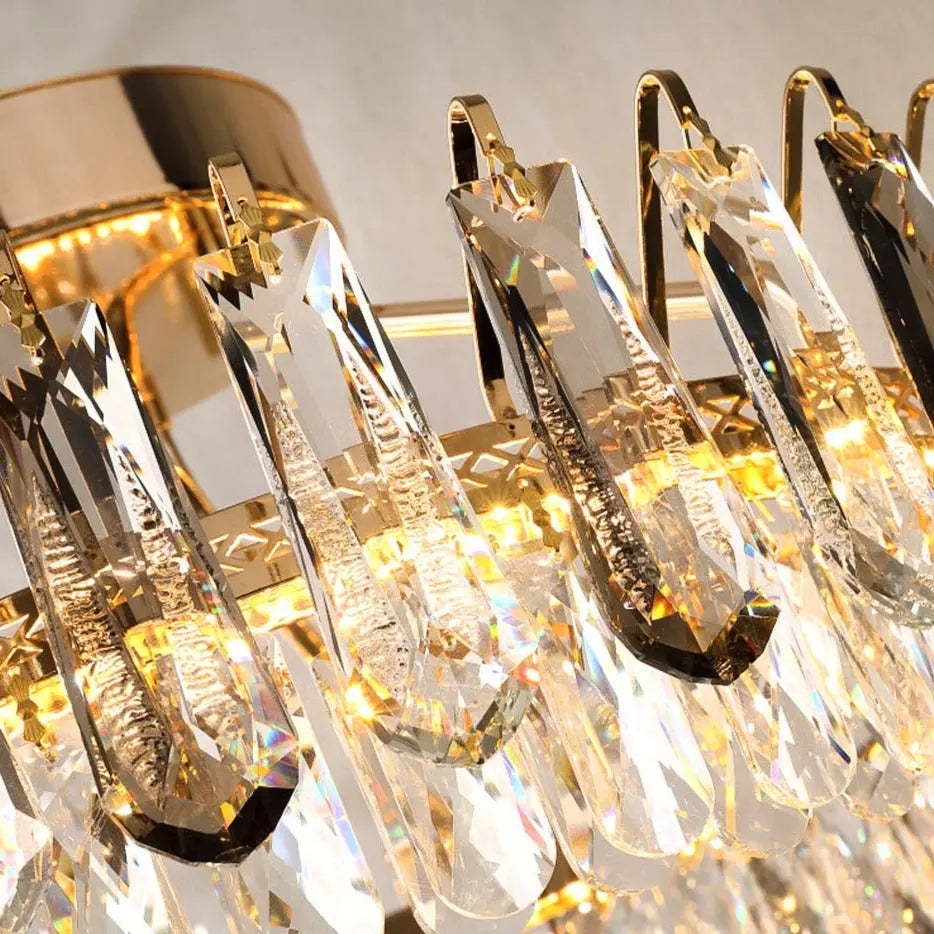 Crystal Modern Gold Lustres ChandeliersLife®
